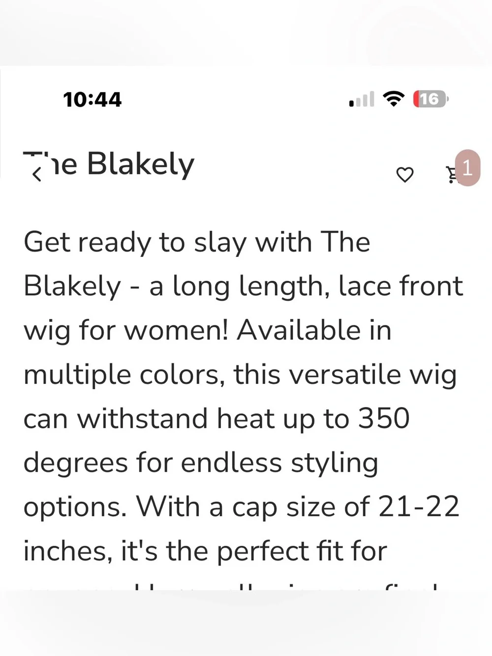 Gorgeous Ombré wig.  Brand new